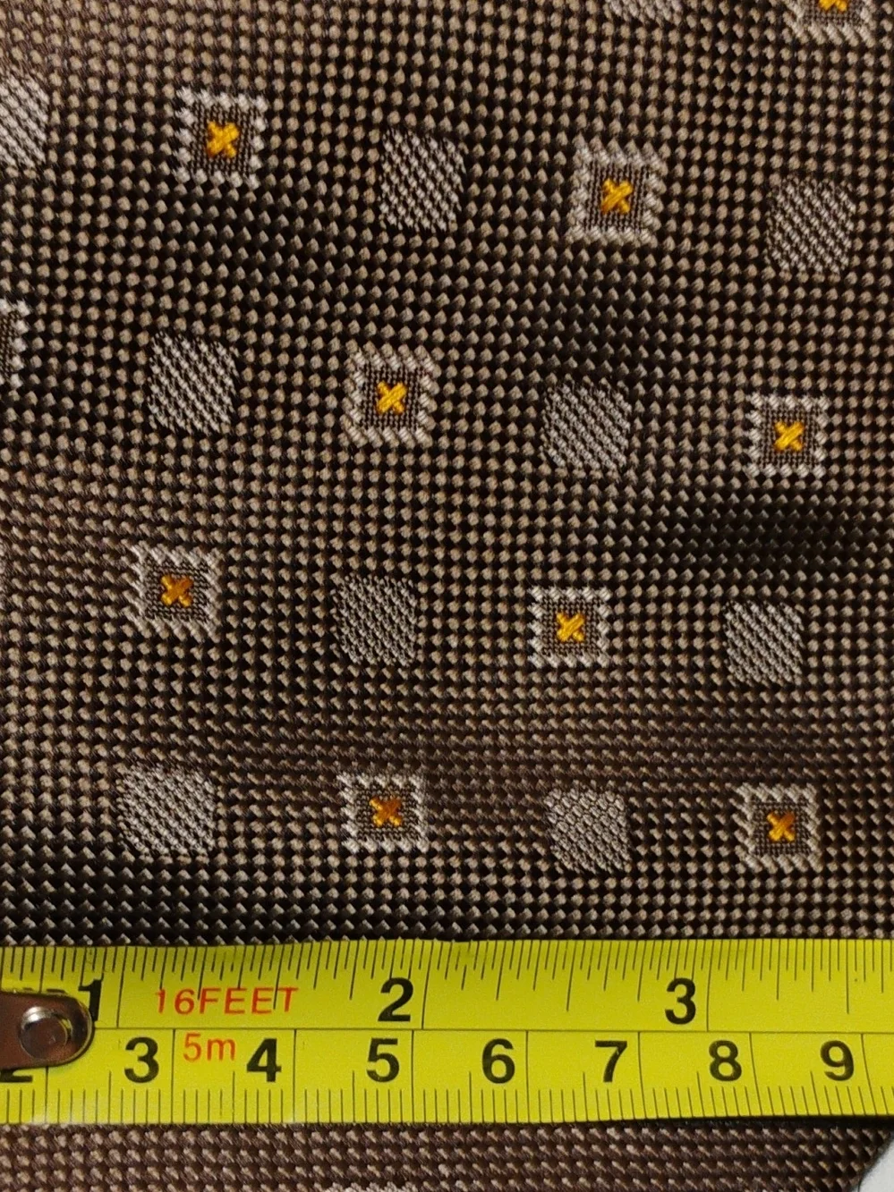 Classic Brown Patterned Men's Tie - Brown Burberry